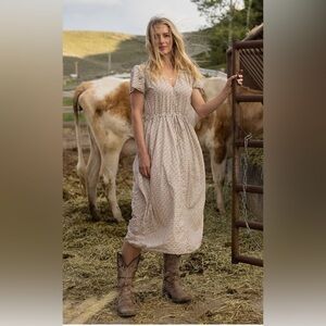 CHRISTY DAWN The Dawn Dress Floral Cream